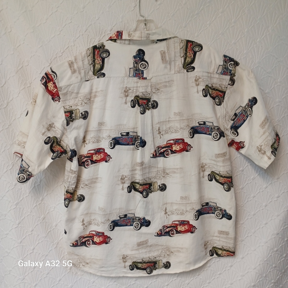 Clearwater Outfitters Size XXL Men's Classic Car Print Shirt - Picture 8 of 16
